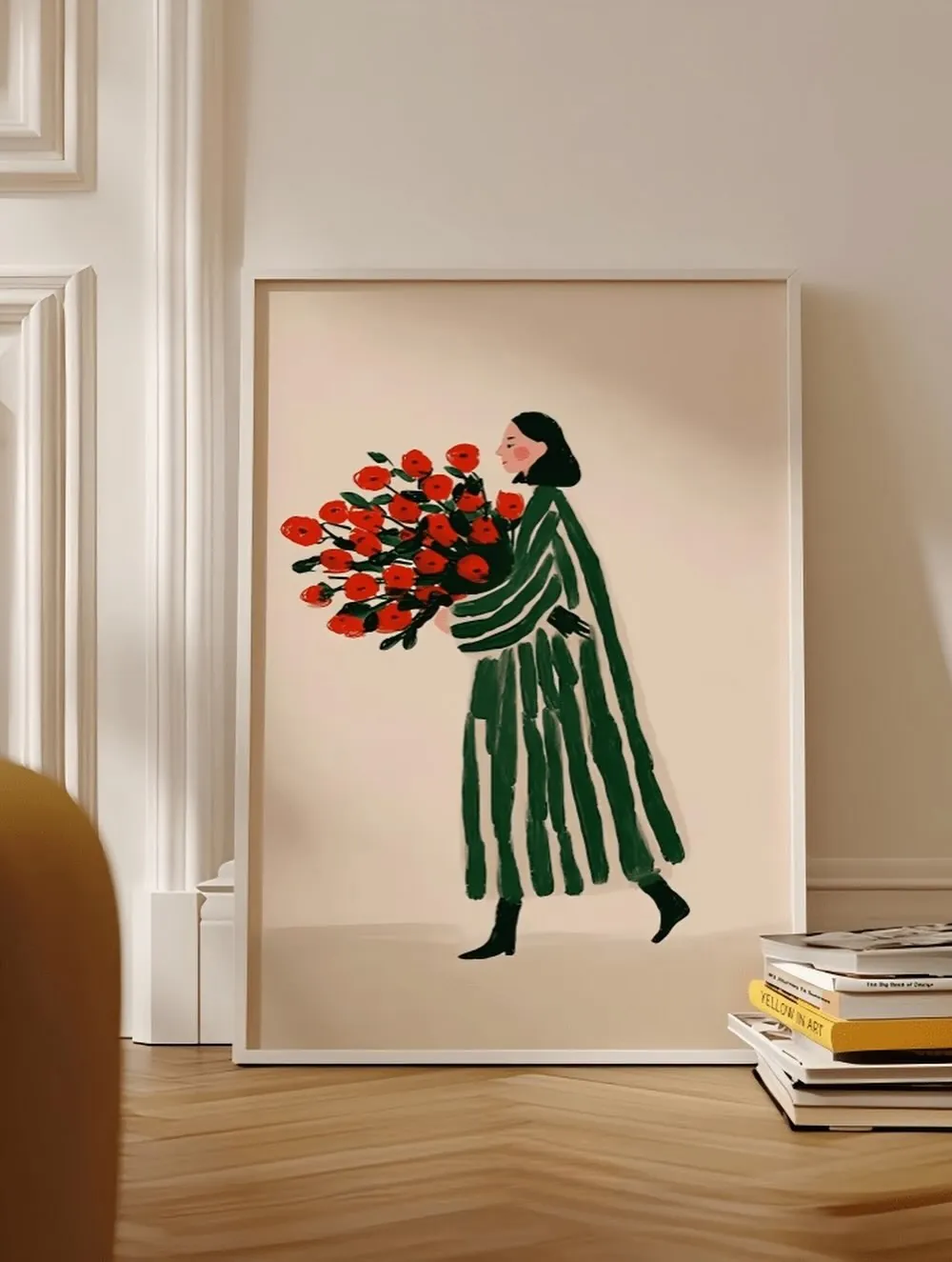 Framed Coffee Pouring Wall Art