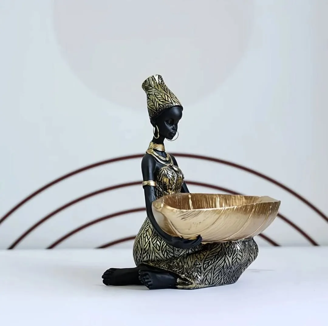 Jute and Fabric Table Lamp