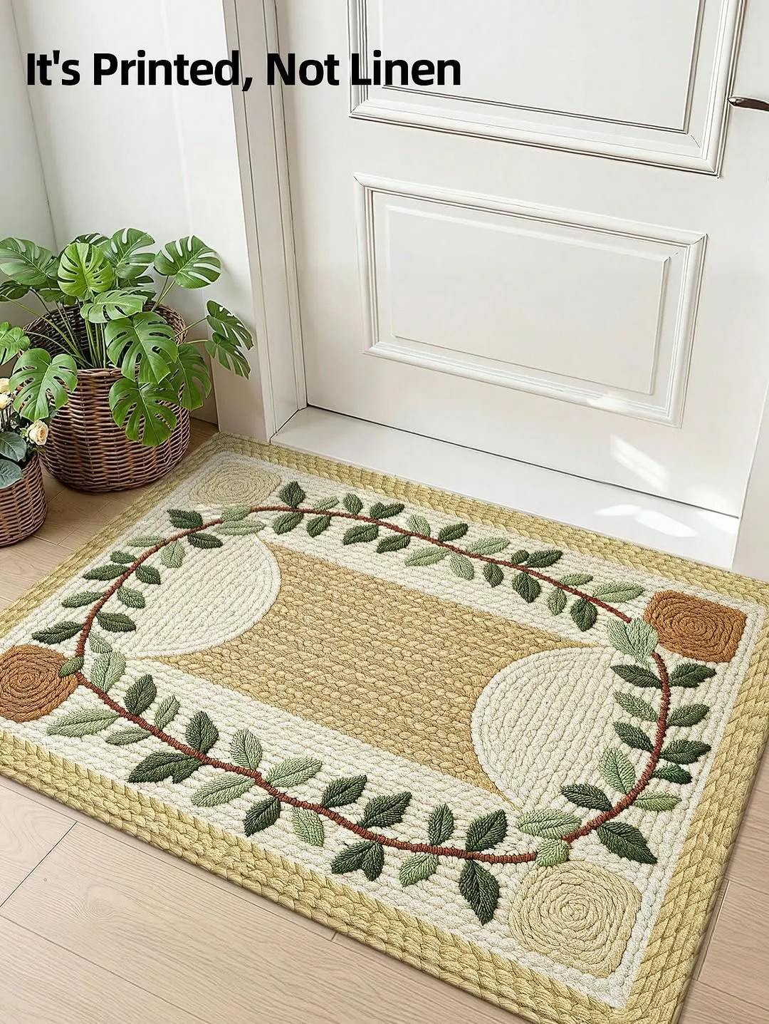 Flower Shaped Plush Rug