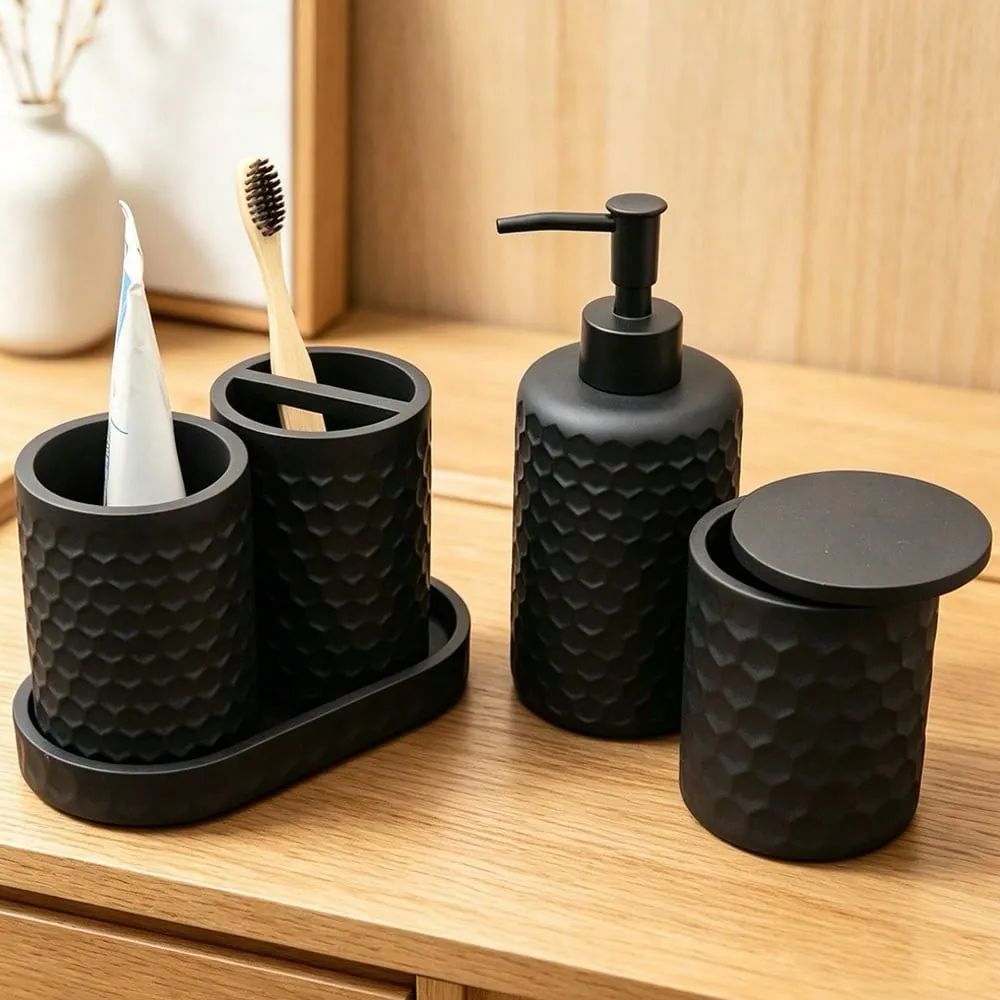 Blue Diamond Bathroom Accessory Set