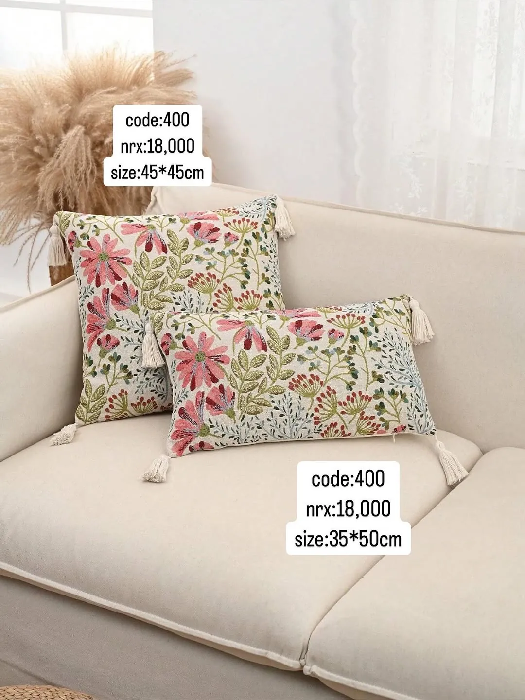 Floral Decorative Cushion Pillow