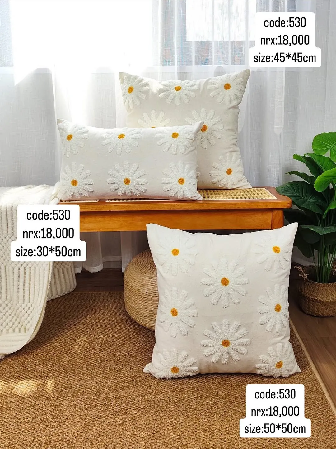 Floral Decorative Cushion Pillow