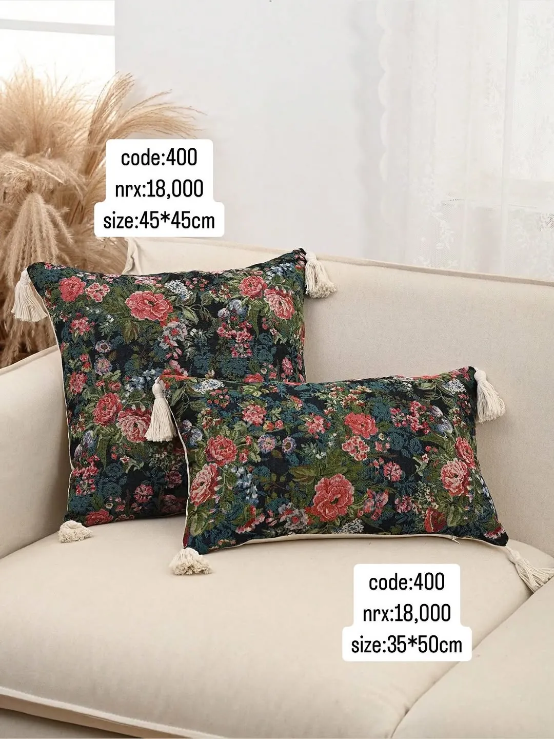 Floral Decorative Cushion Pillow