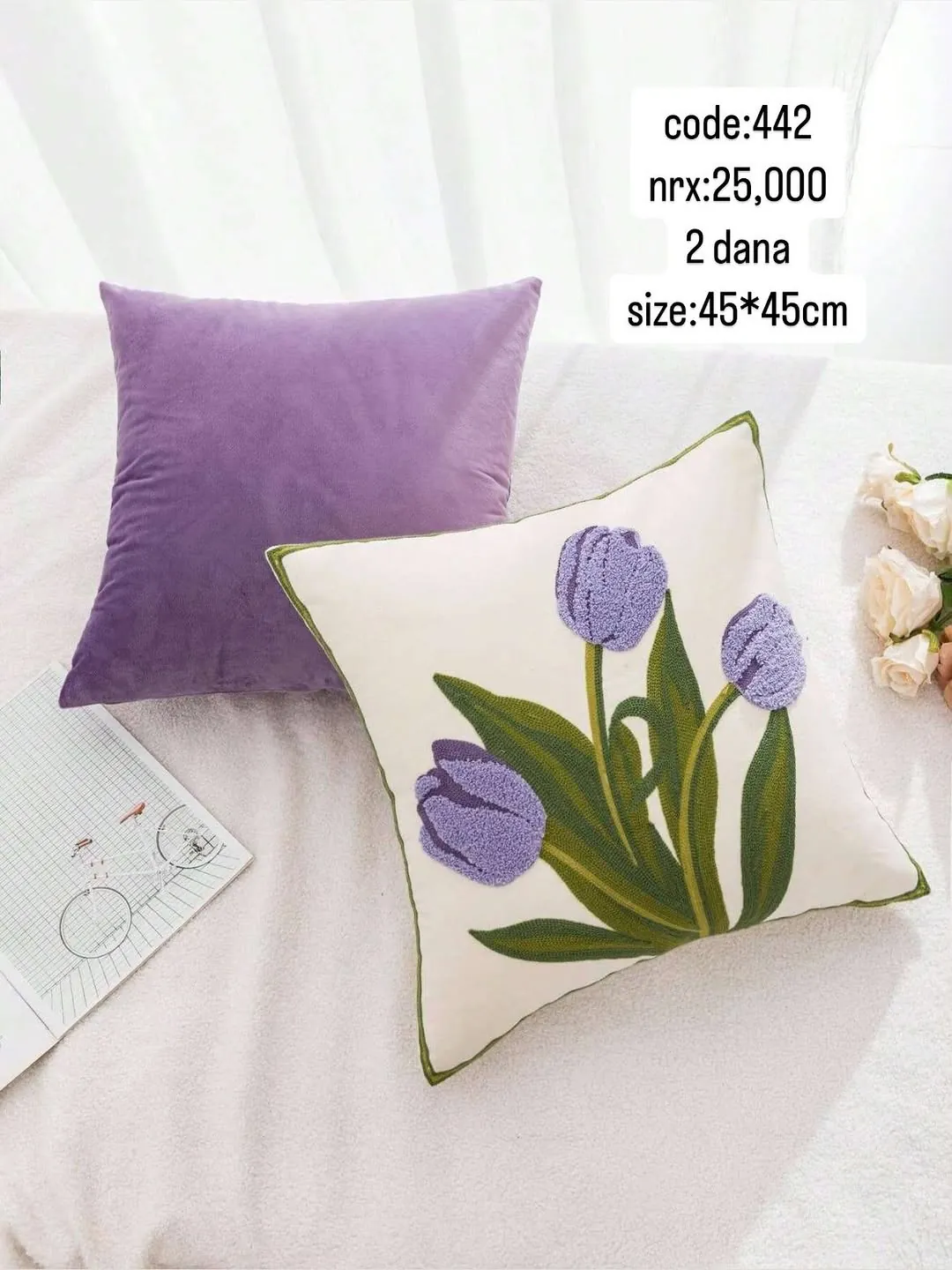 Floral Decorative Cushion Pillow