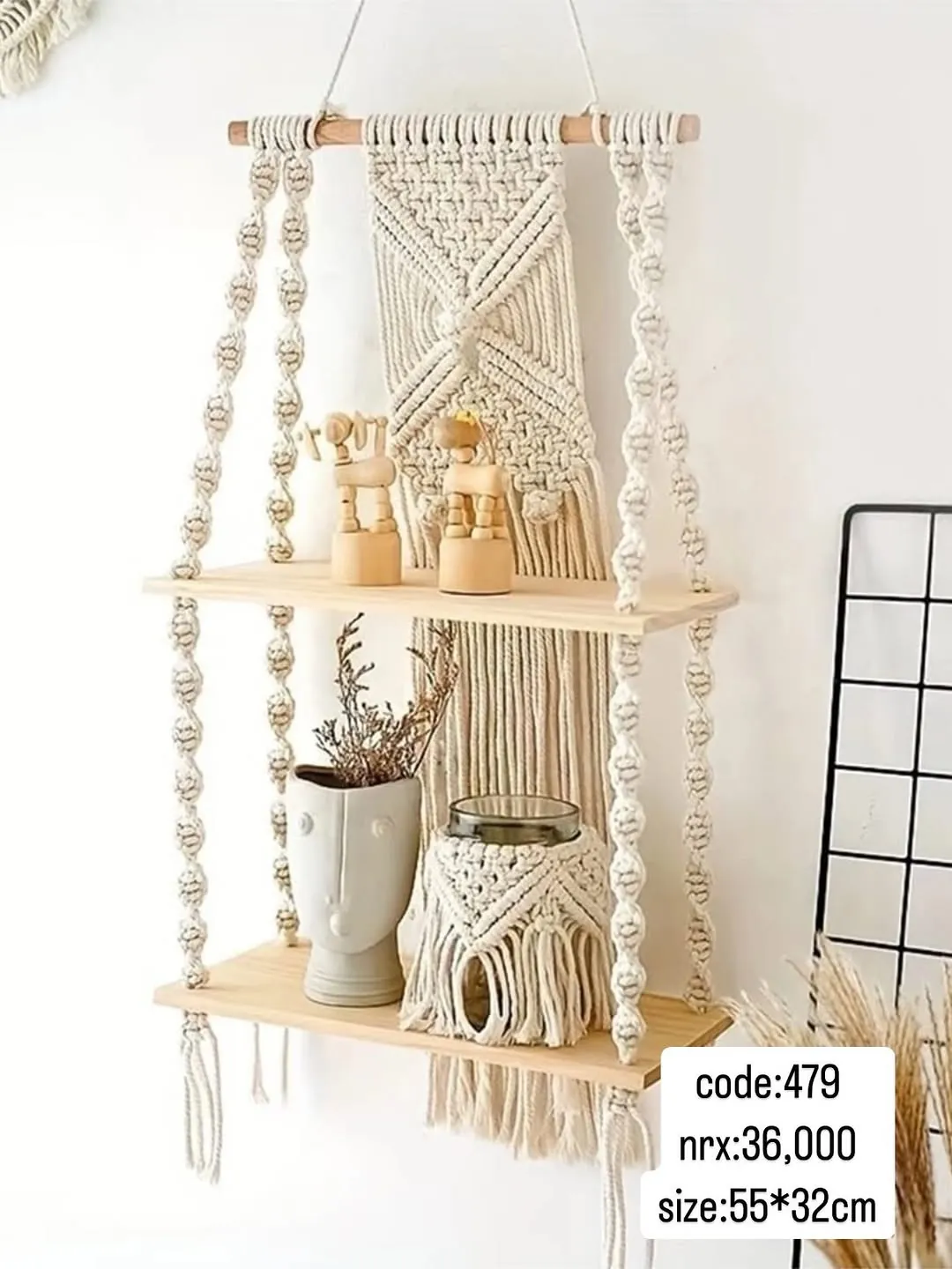 Metal and Glass Candle Holder