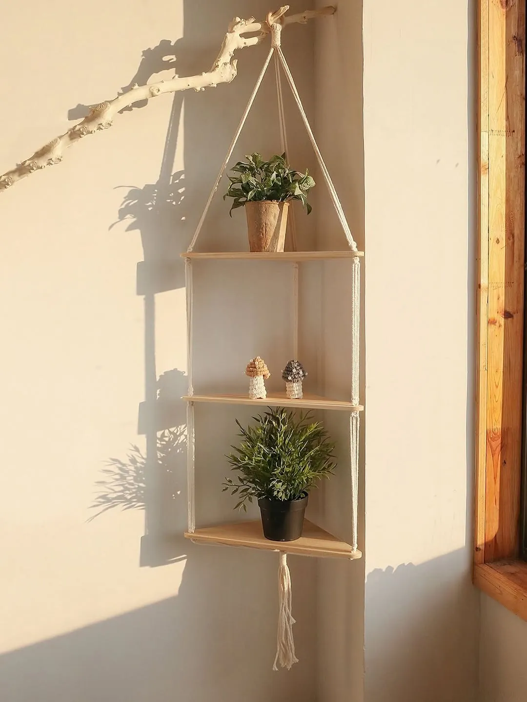 Black Oval Wall Mirror with Shelf