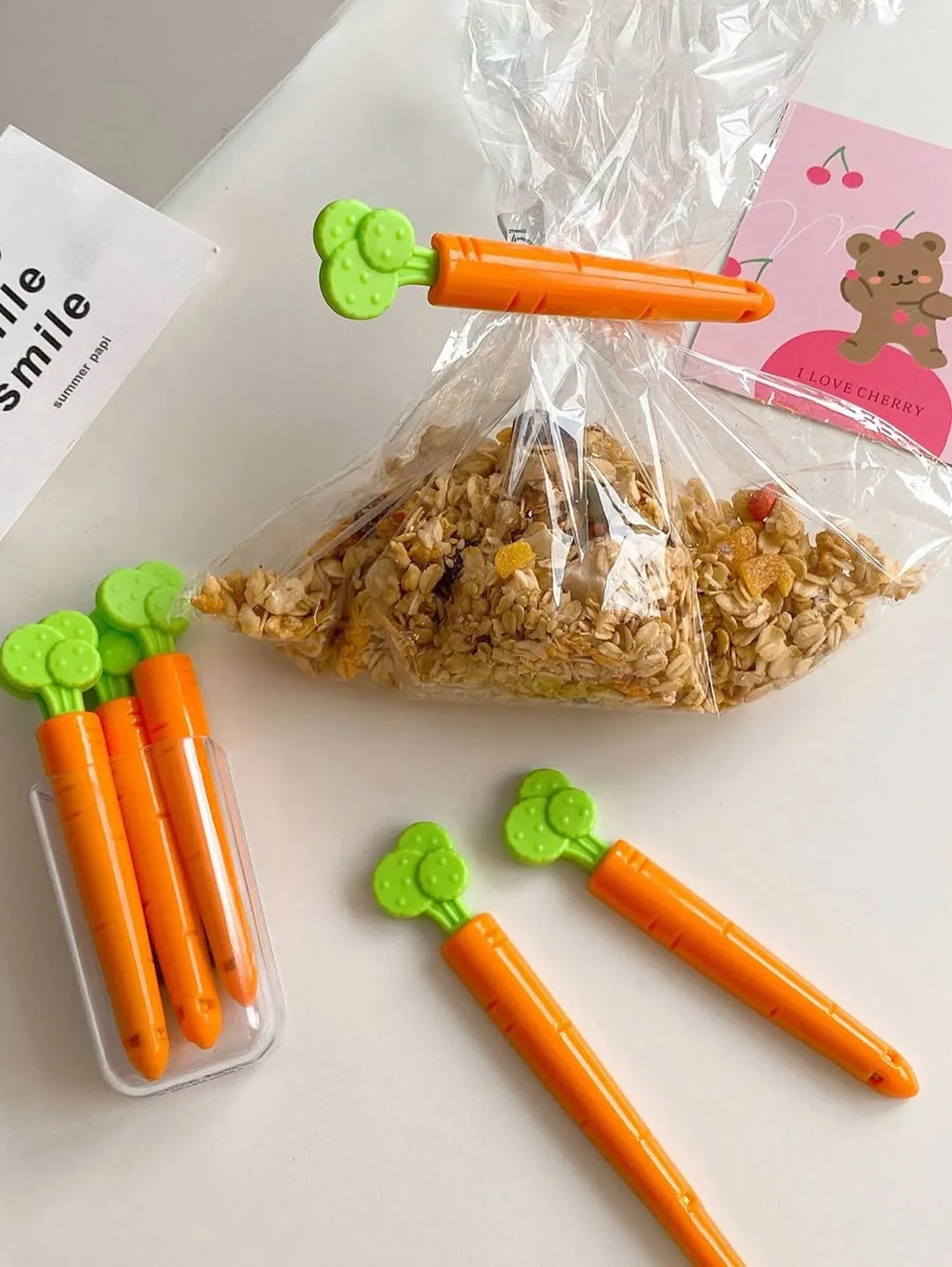 Cute Face Magnetic Fridge Utensil Holders