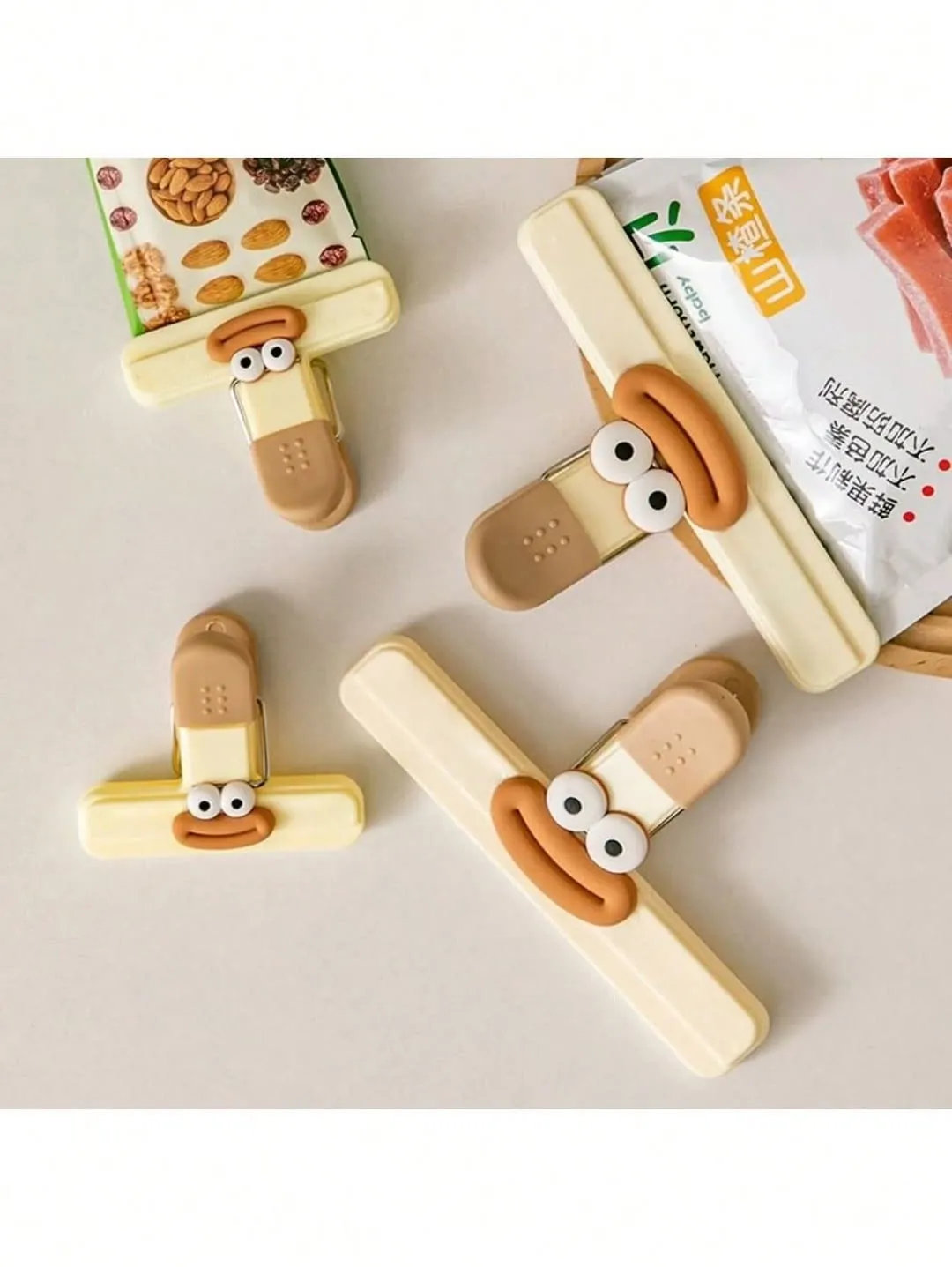 Cute Face Magnetic Fridge Utensil Holders