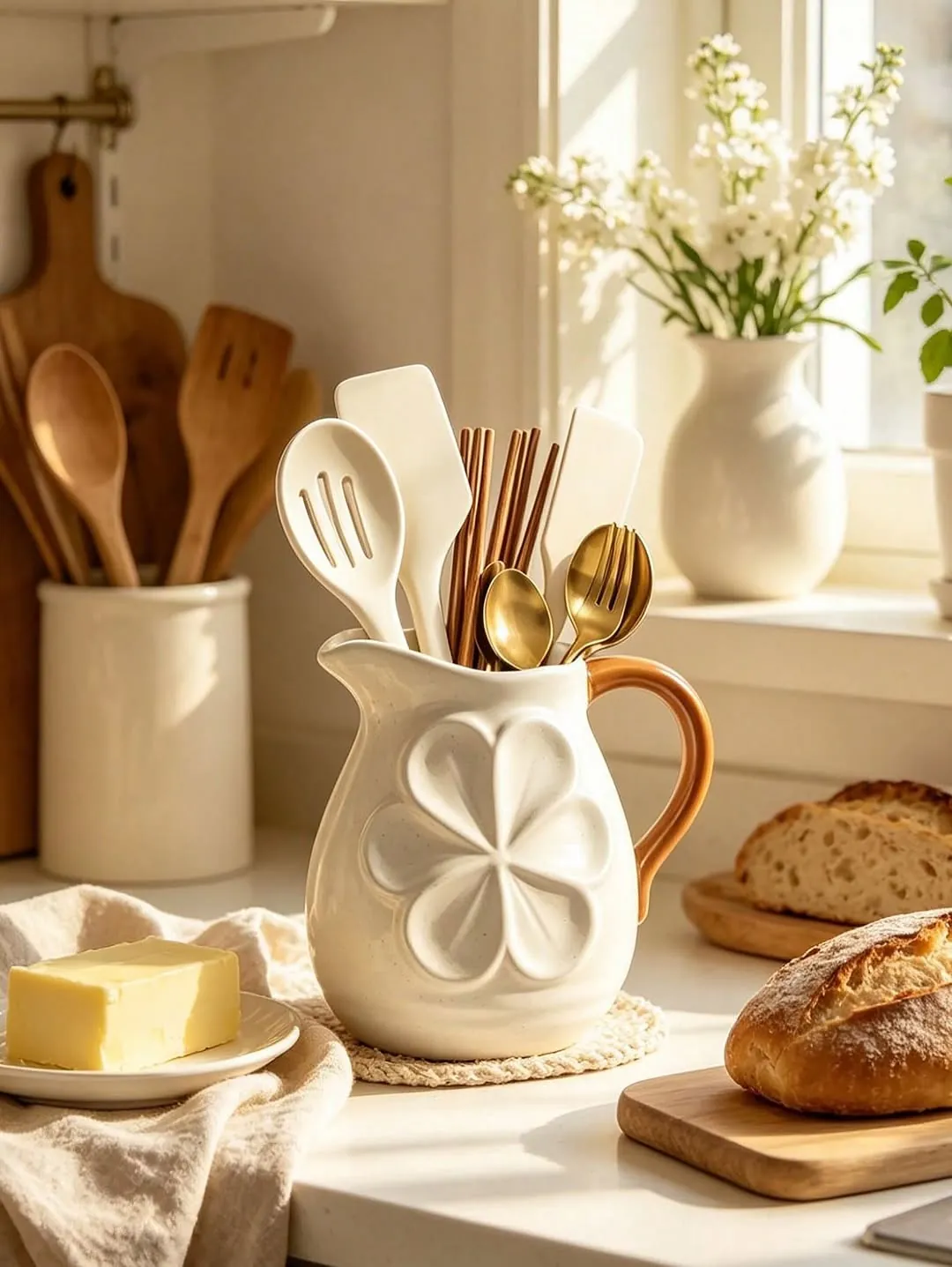 Cute Face Magnetic Fridge Utensil Holders