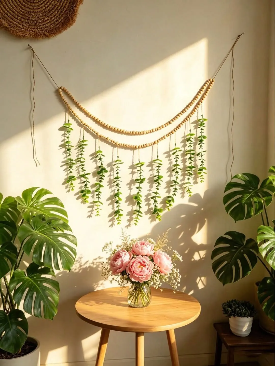 Decorative Hanging Artificial Plant Wall Decor