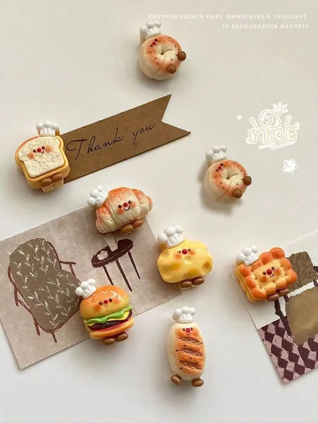 Magnetic Mini Flower Vases for Refrigerator