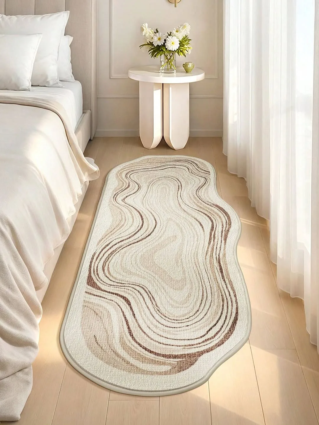 Abstract Pattern Bedside Rug