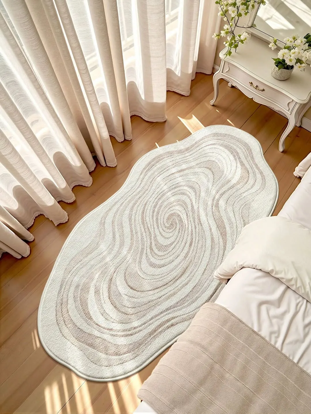 Abstract Pattern Bedside Rug