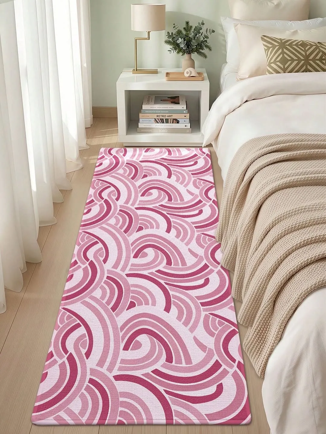 Abstract Pattern Bedside Rug