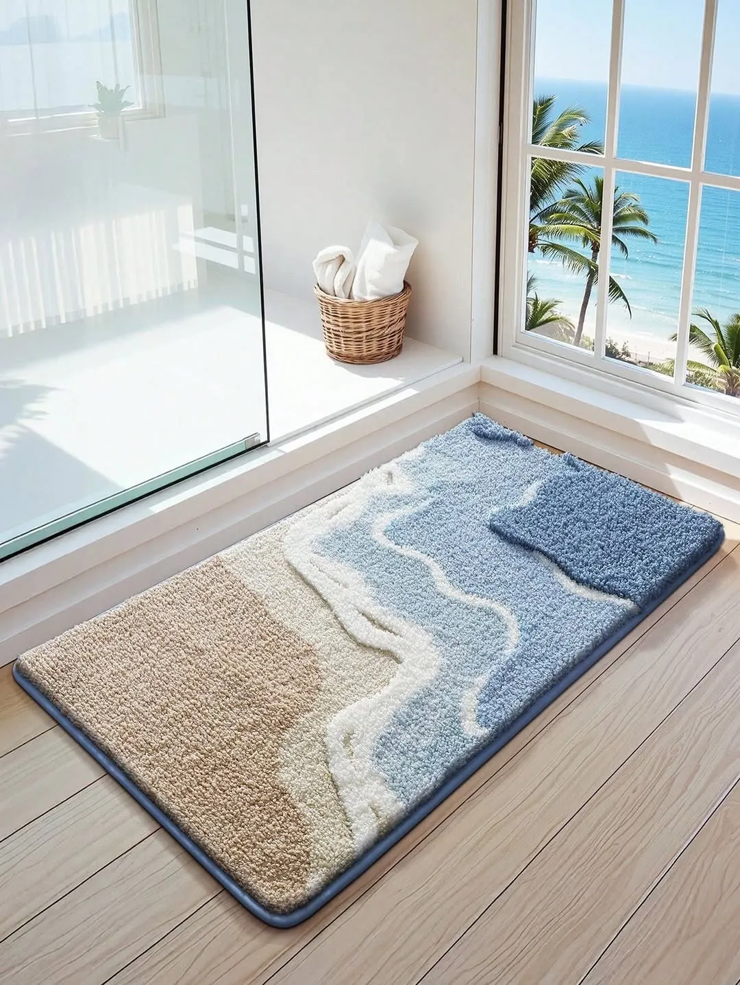 Abstract Pattern Bedside Rug