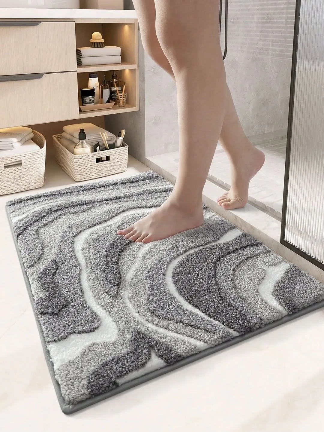 Abstract Pattern Bedside Rug