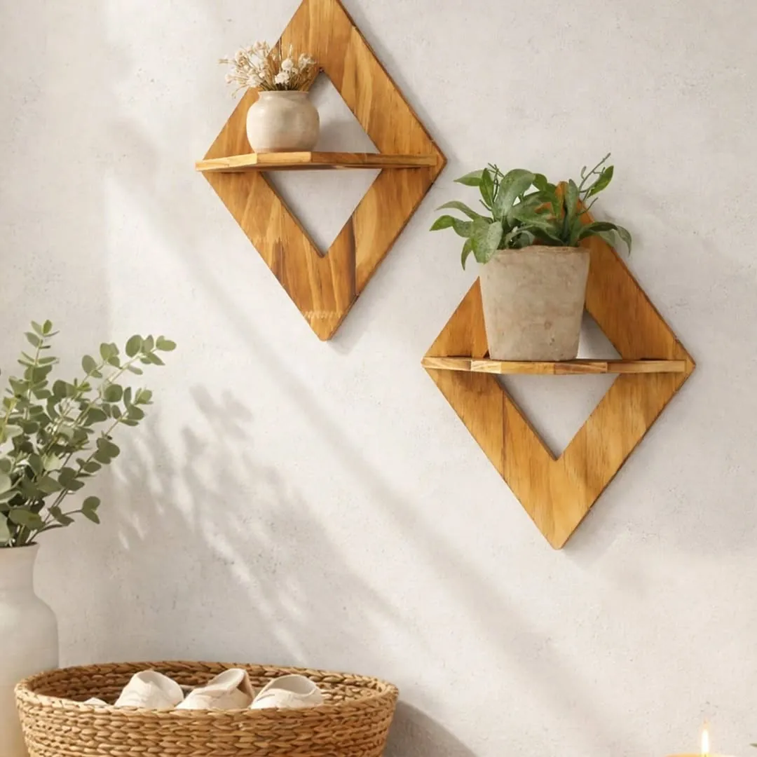 Circular Leaf Wall Art Set