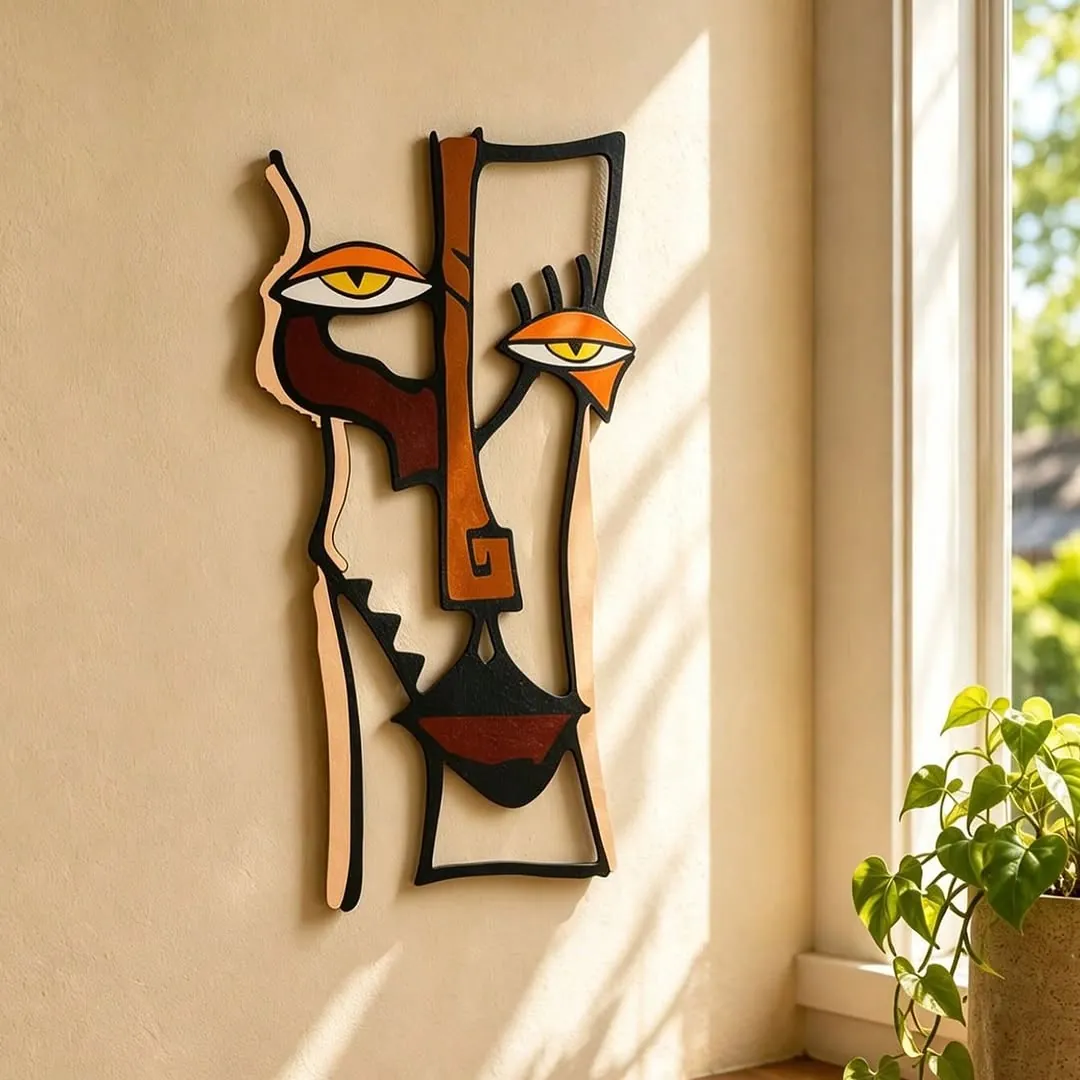 Circular Leaf Wall Art Set