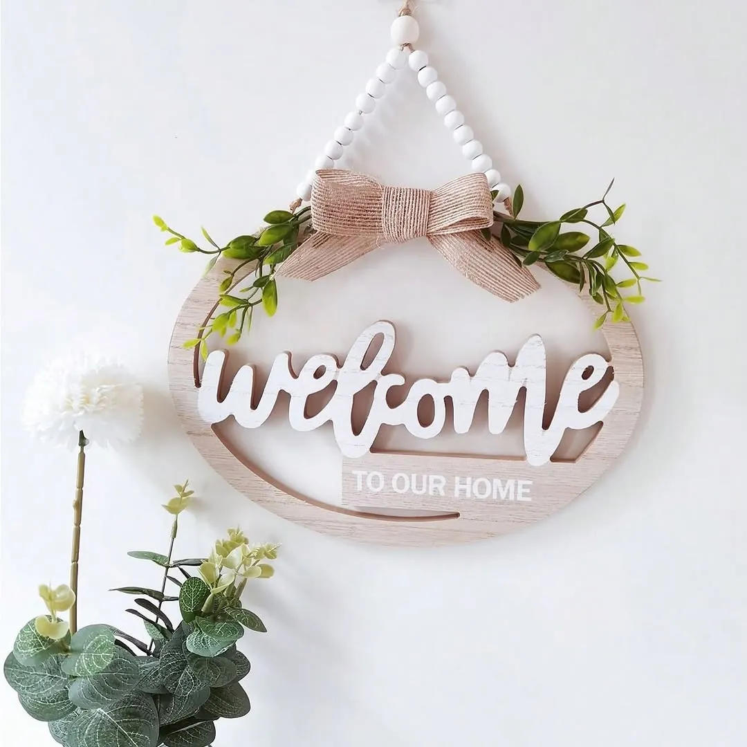 Circular Leaf Wall Art Set
