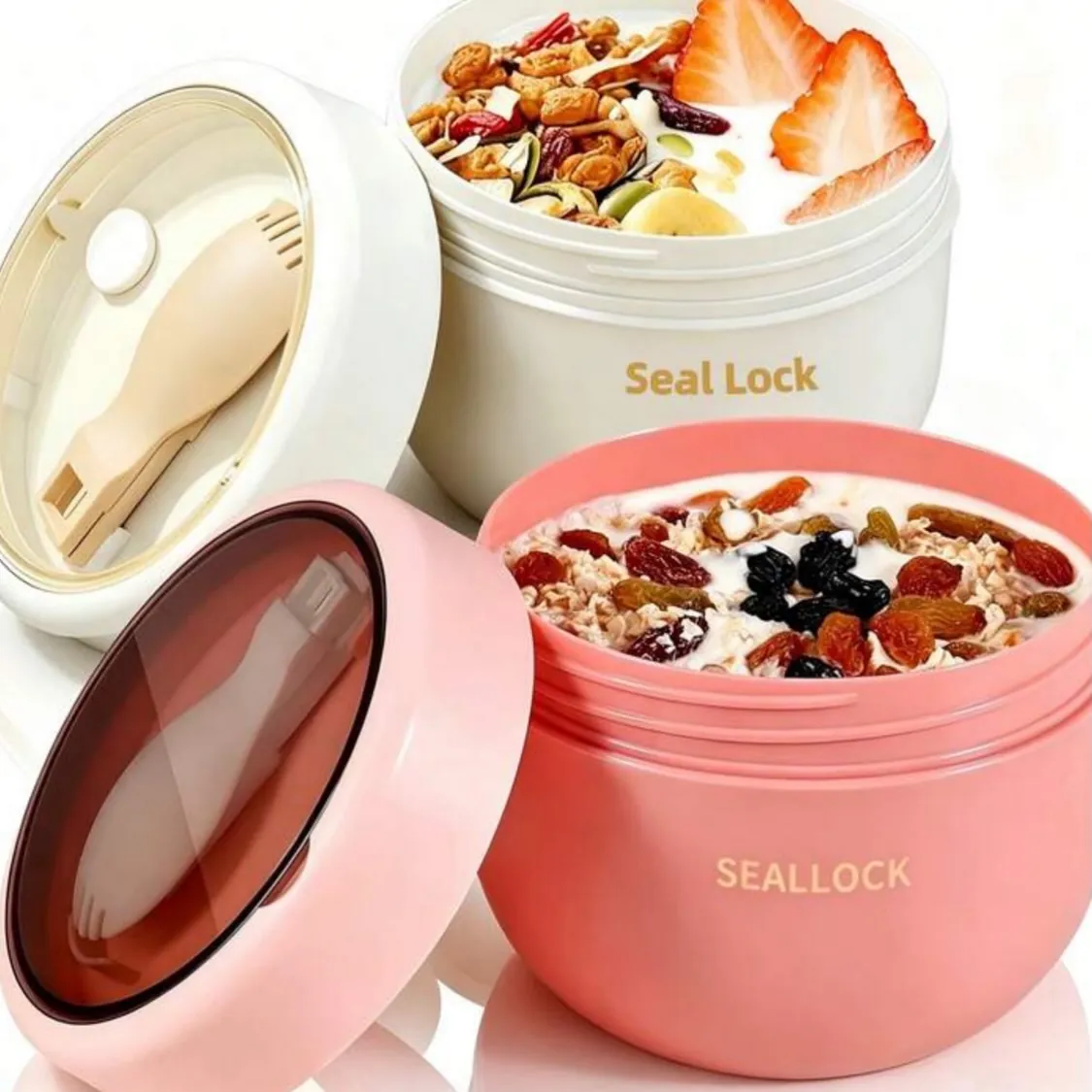 Cute Bear Design Lunch Box Set