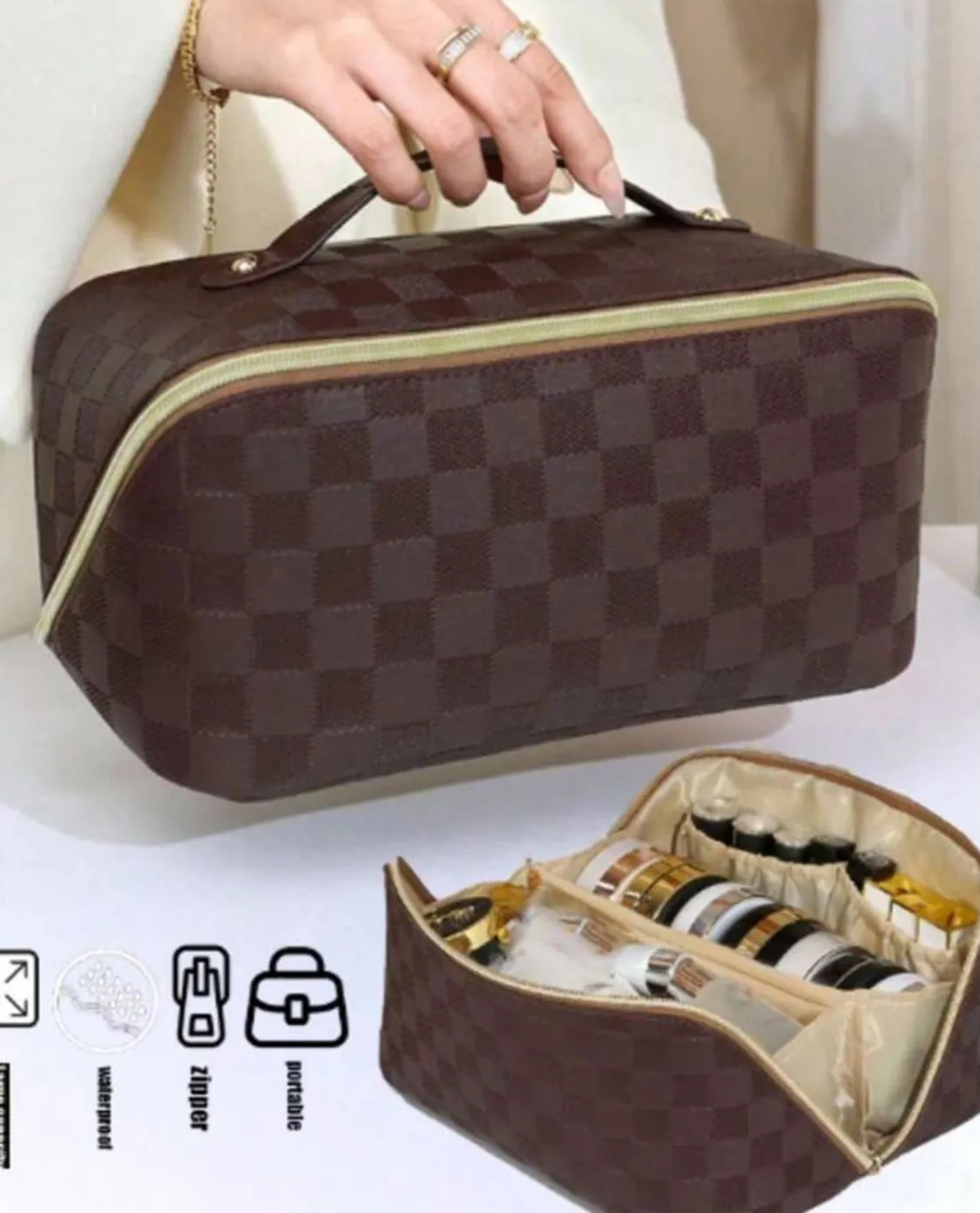 Portable Makeup Organizer Case