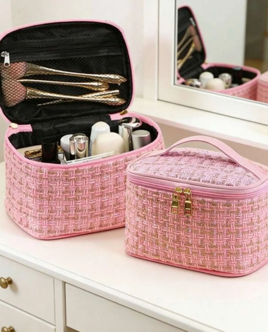 Portable Makeup Organizer Case