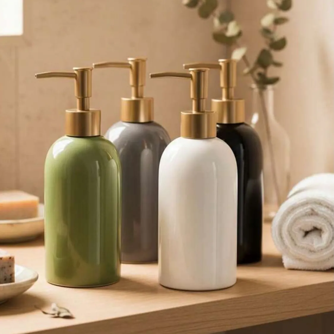 Ceramic Bathroom Accessory Set