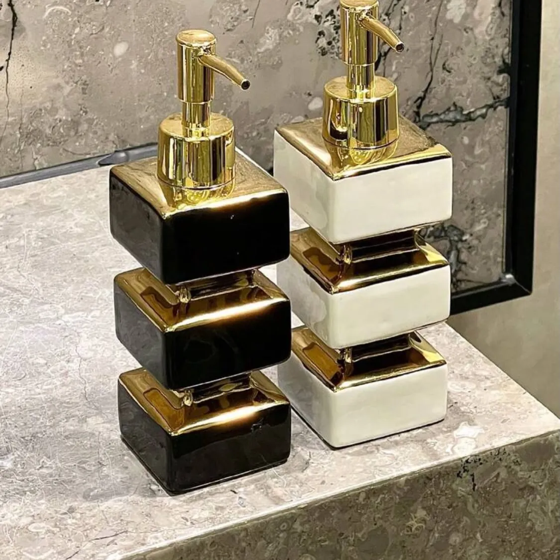 Ceramic Bathroom Accessory Set