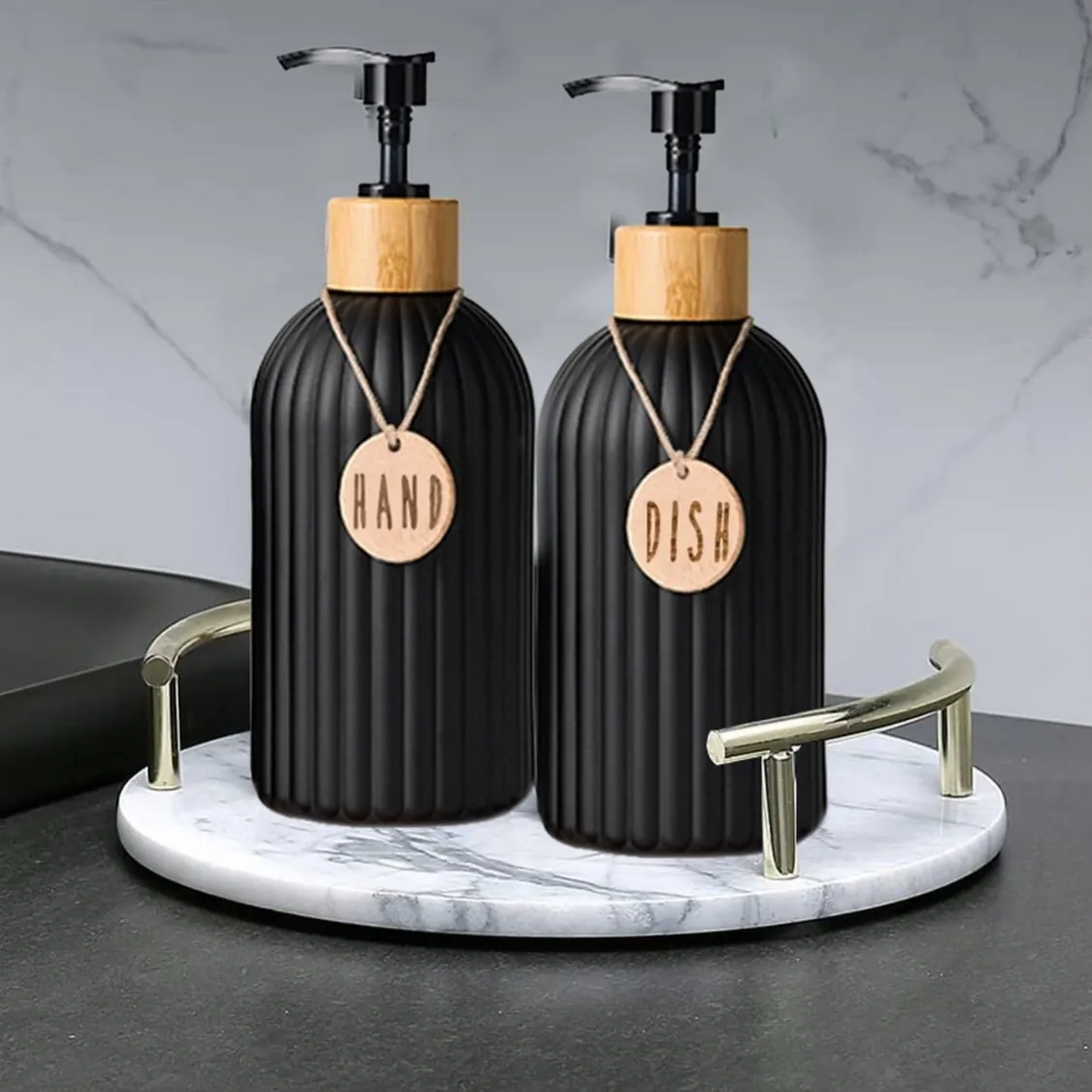 Ceramic Bathroom Accessory Set