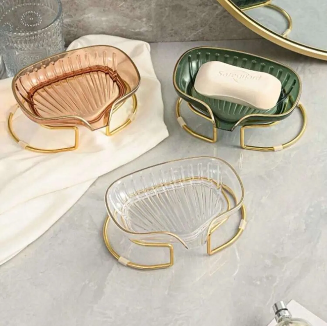 Shell-Shaped Soap Dish