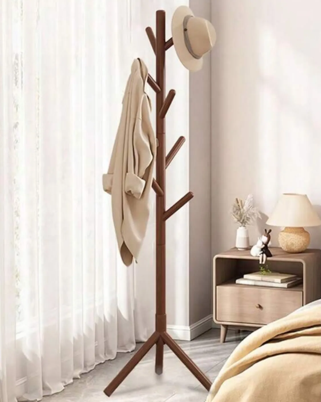 Wooden Clothes Drying Rack