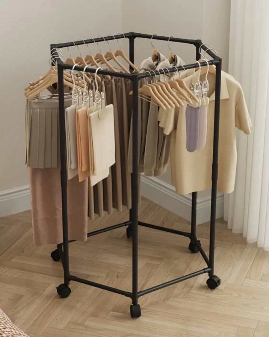 Wooden Clothes Drying Rack