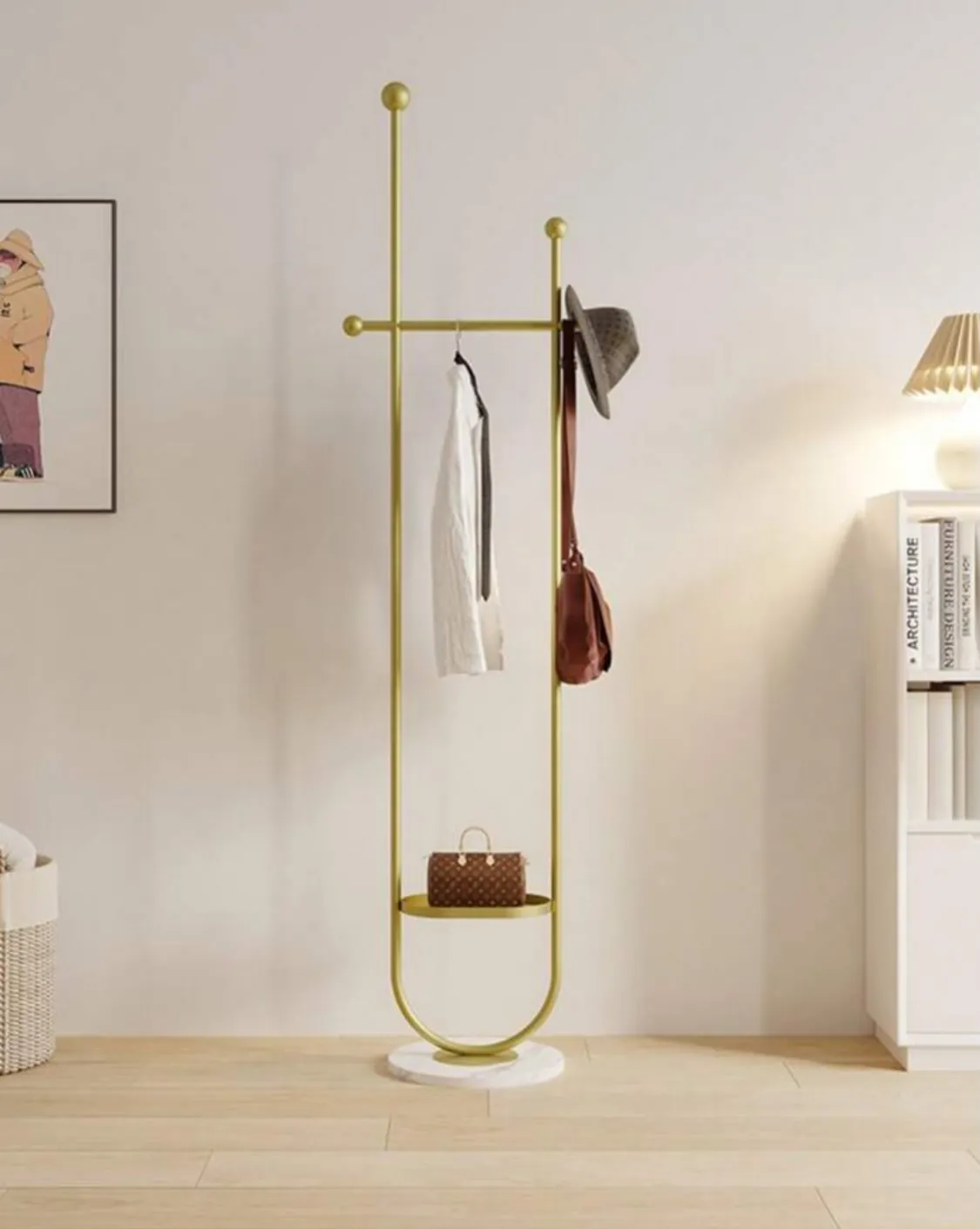 Wooden Clothes Drying Rack