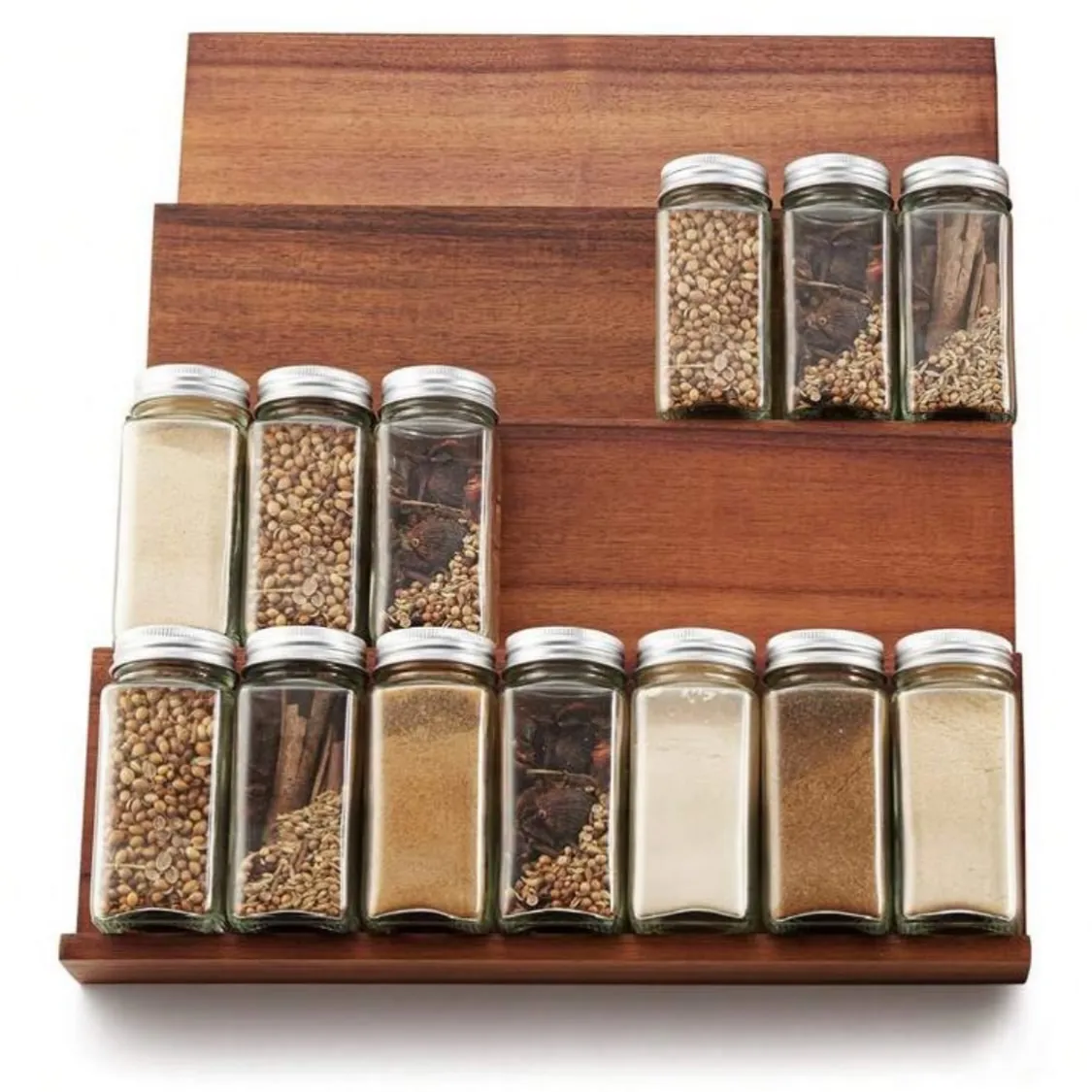 Glass Spice Jars with Labels