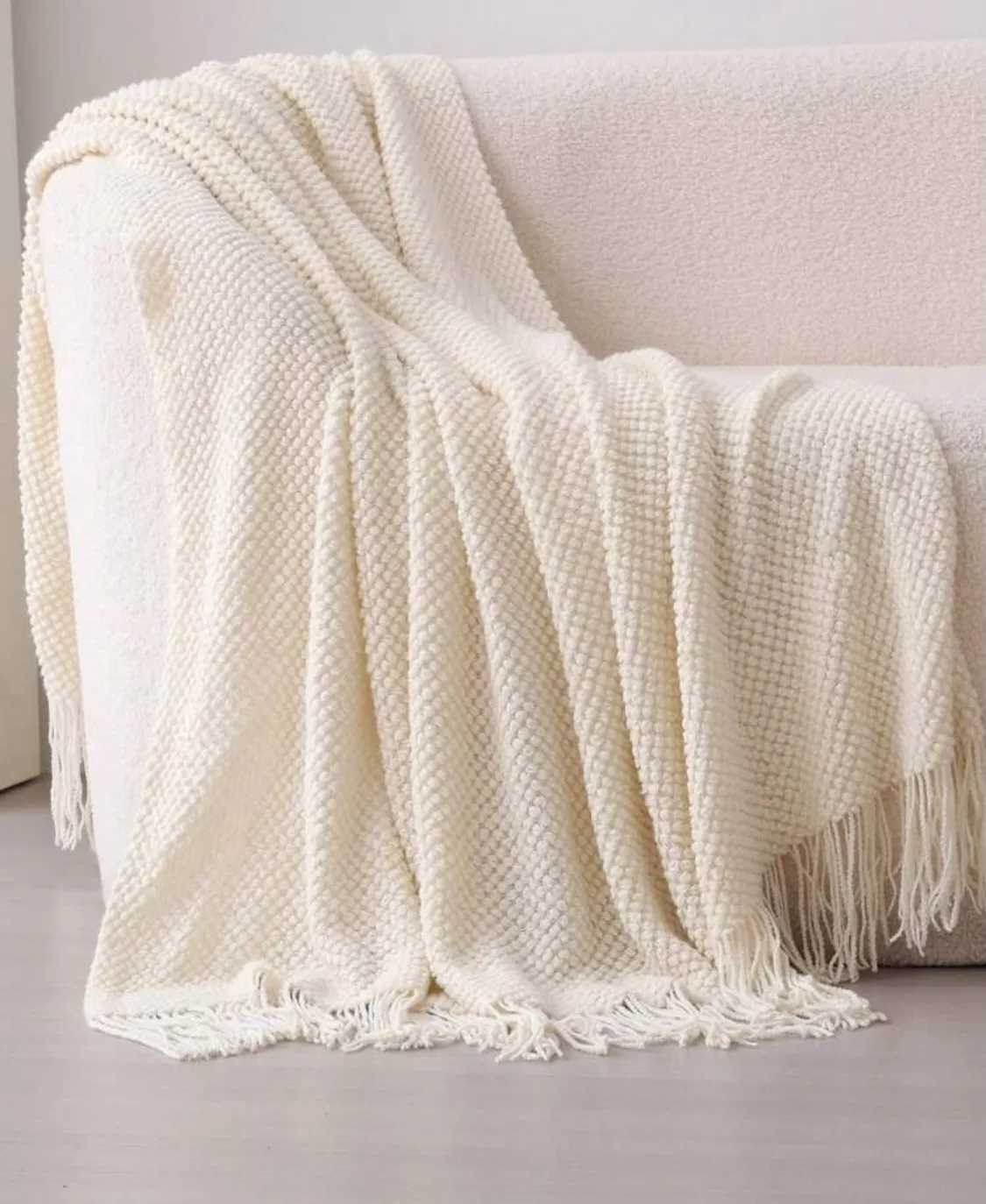 Knitted Throw Blanket
