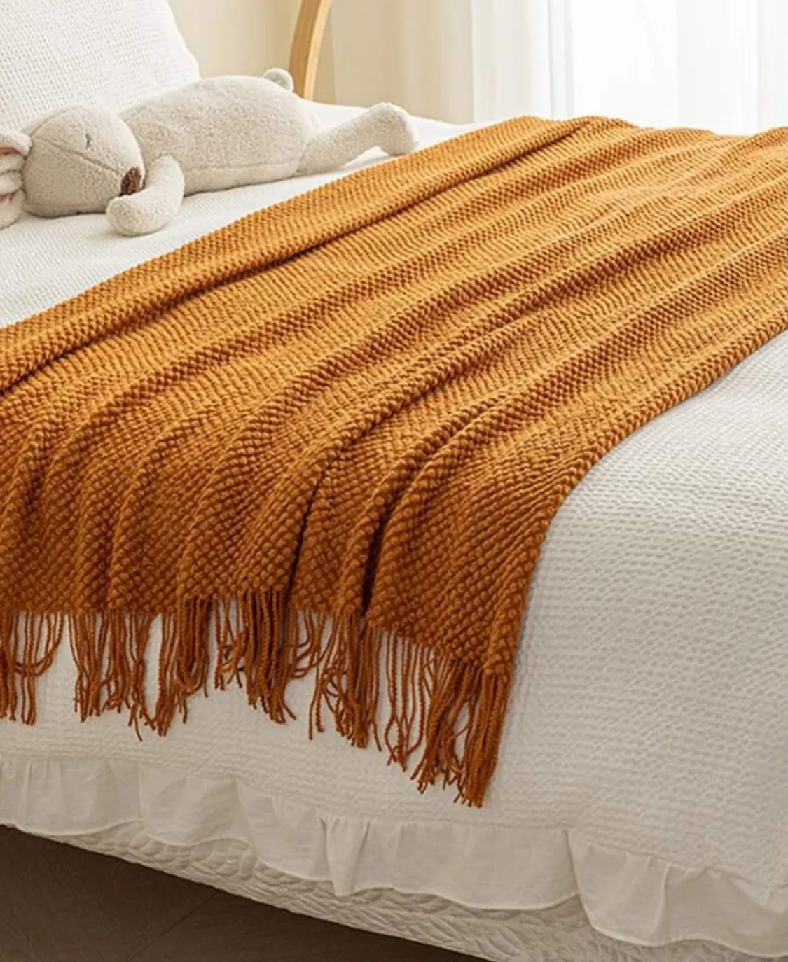 Knitted Throw Blanket