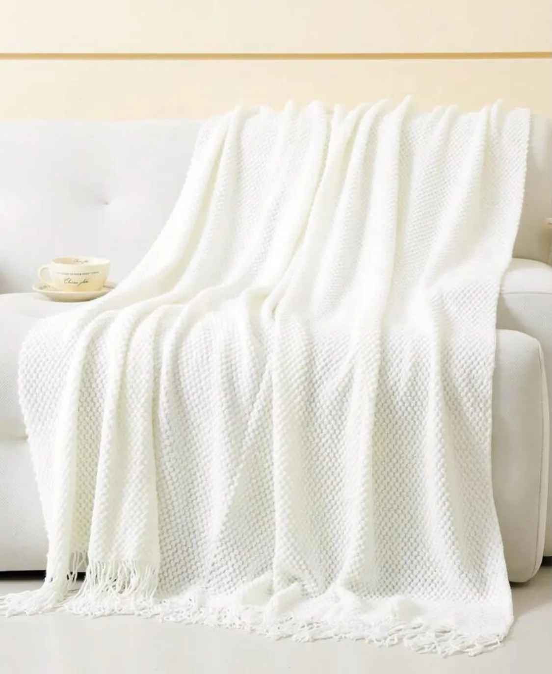Knitted Throw Blanket