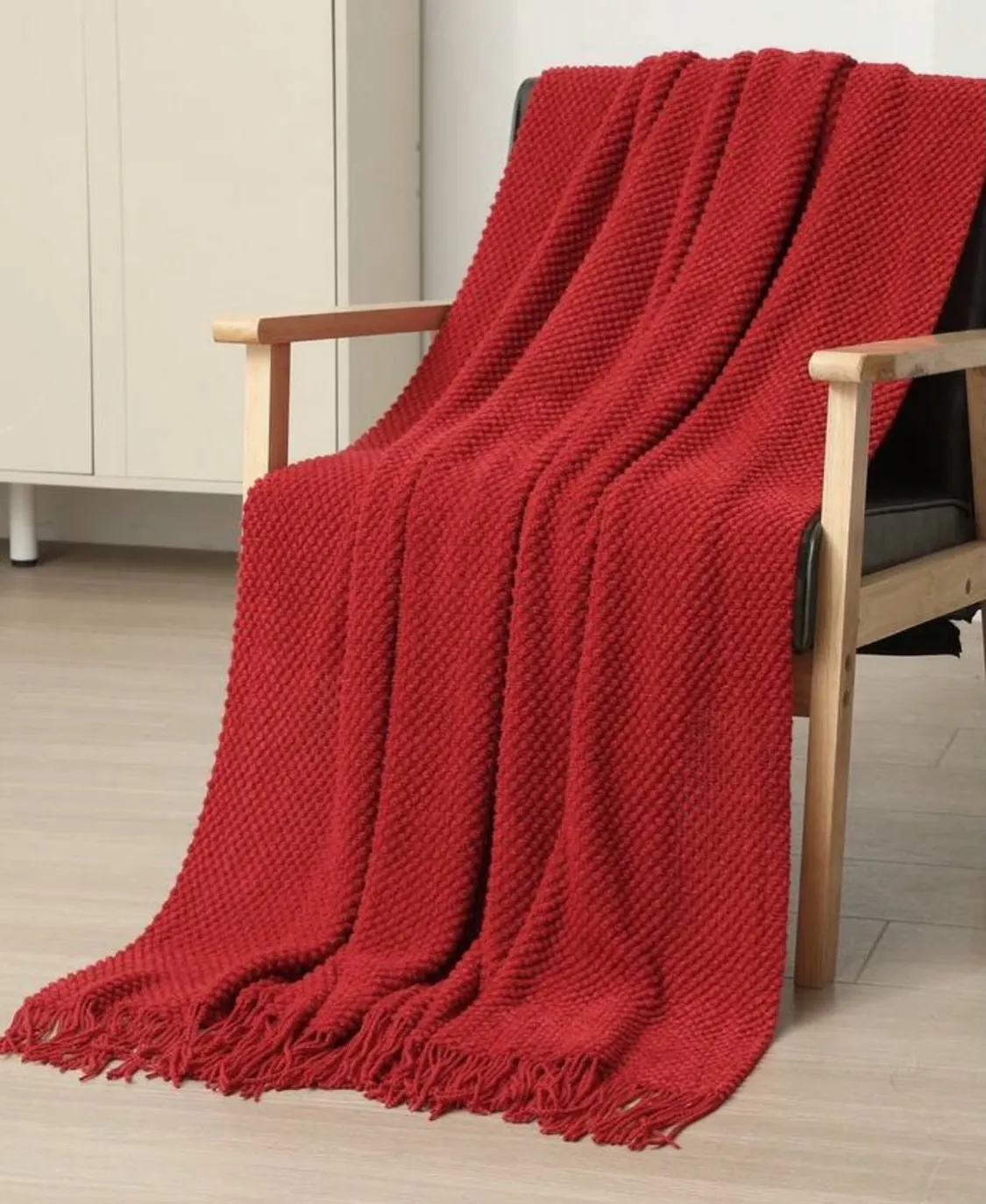 Knitted Throw Blanket