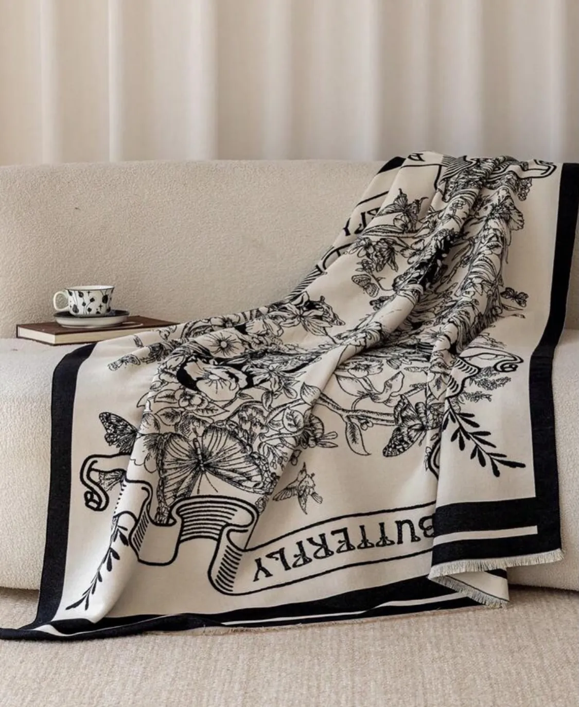 Knitted Throw Blanket