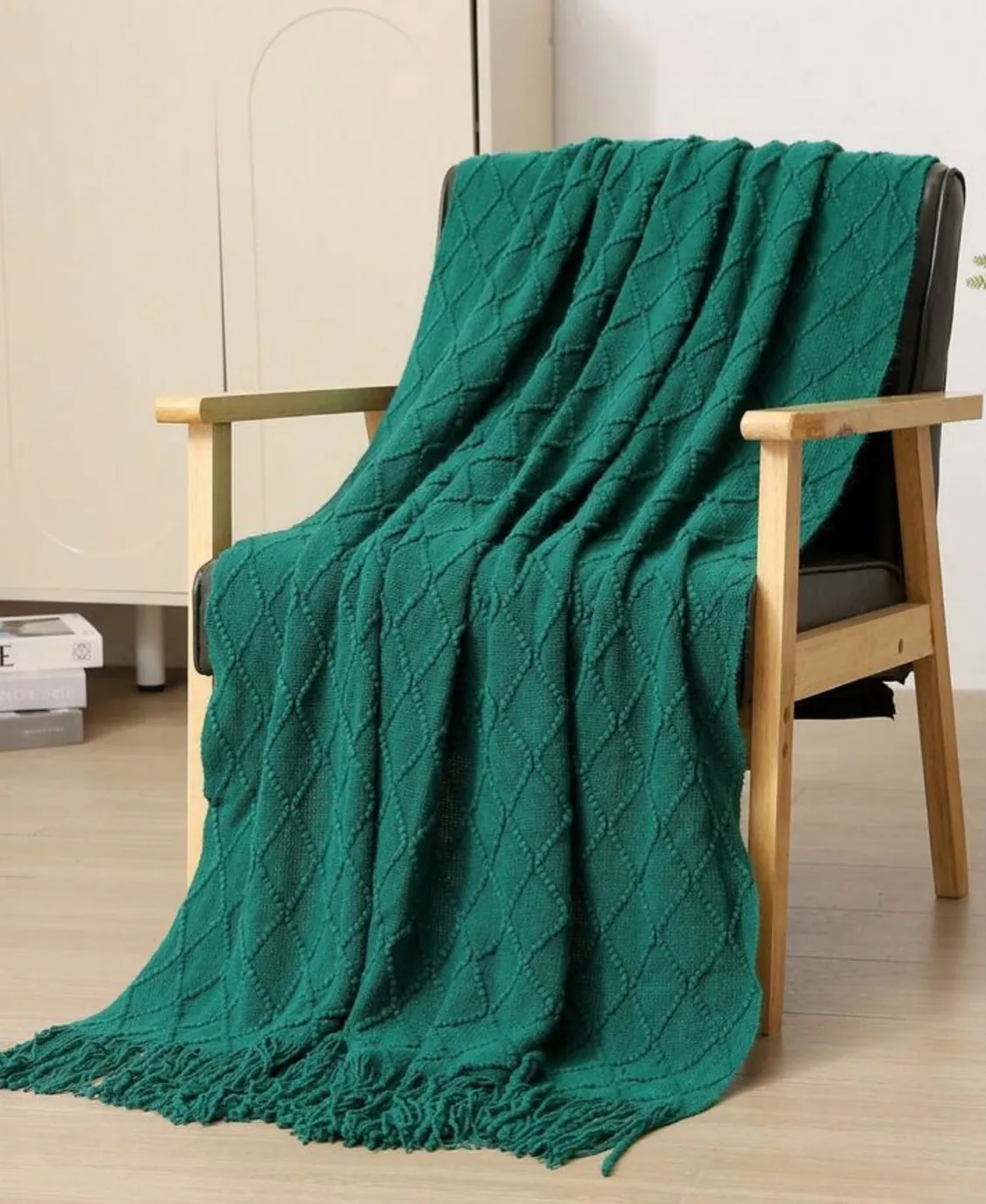 Knitted Throw Blanket