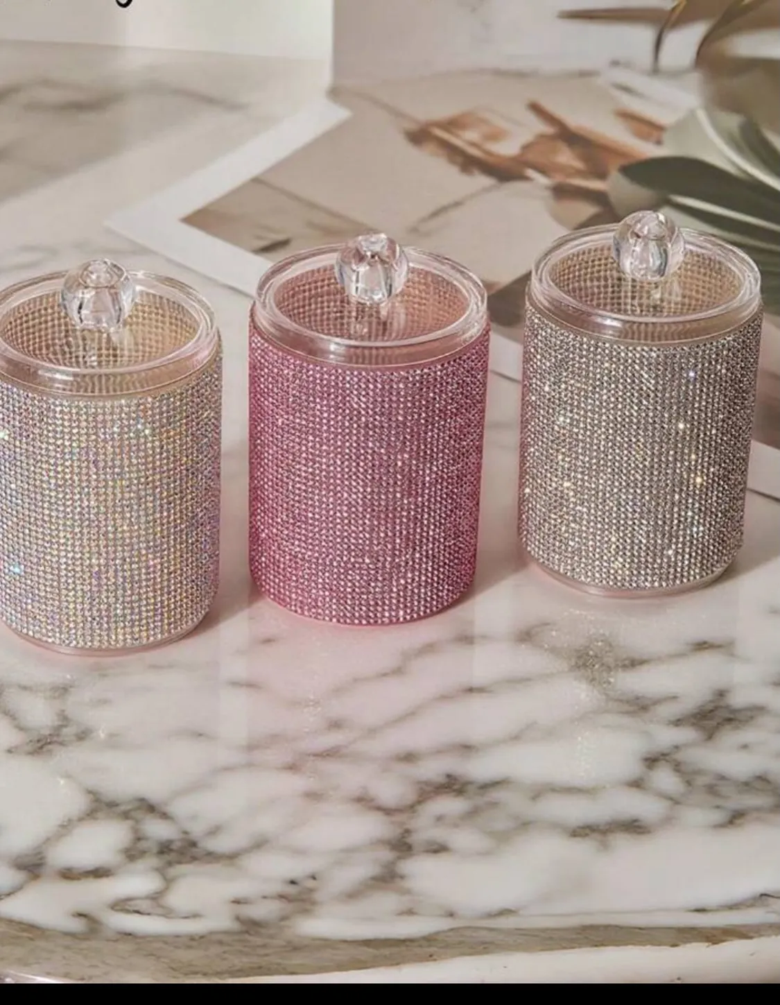 Glittery Makeup Brush Holder