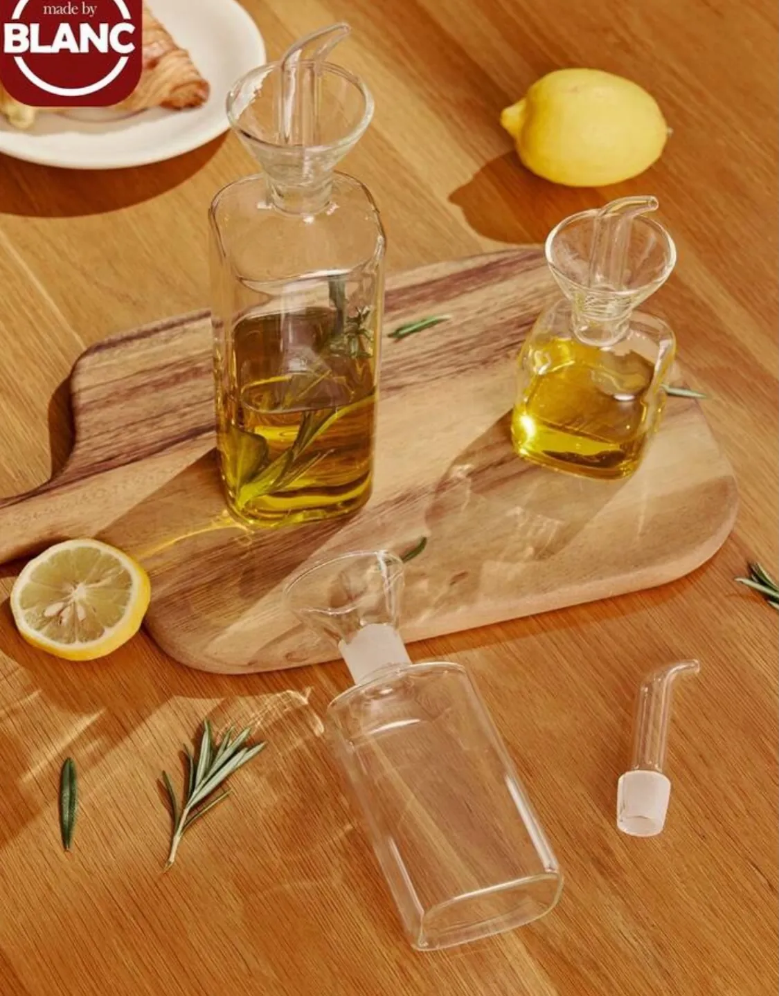 Decorative Oil and Vinegar Dispenser Set