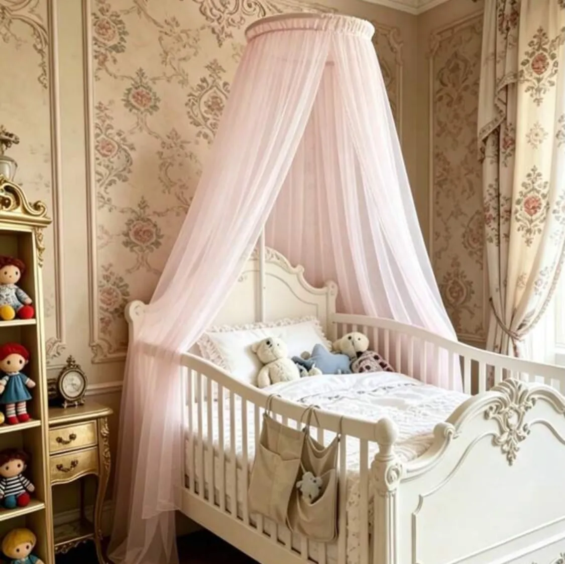 Baby Crib with Canopy
