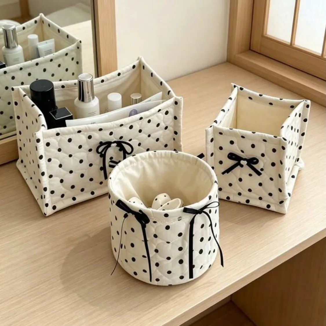 Woven Home Storage Baskets Set
