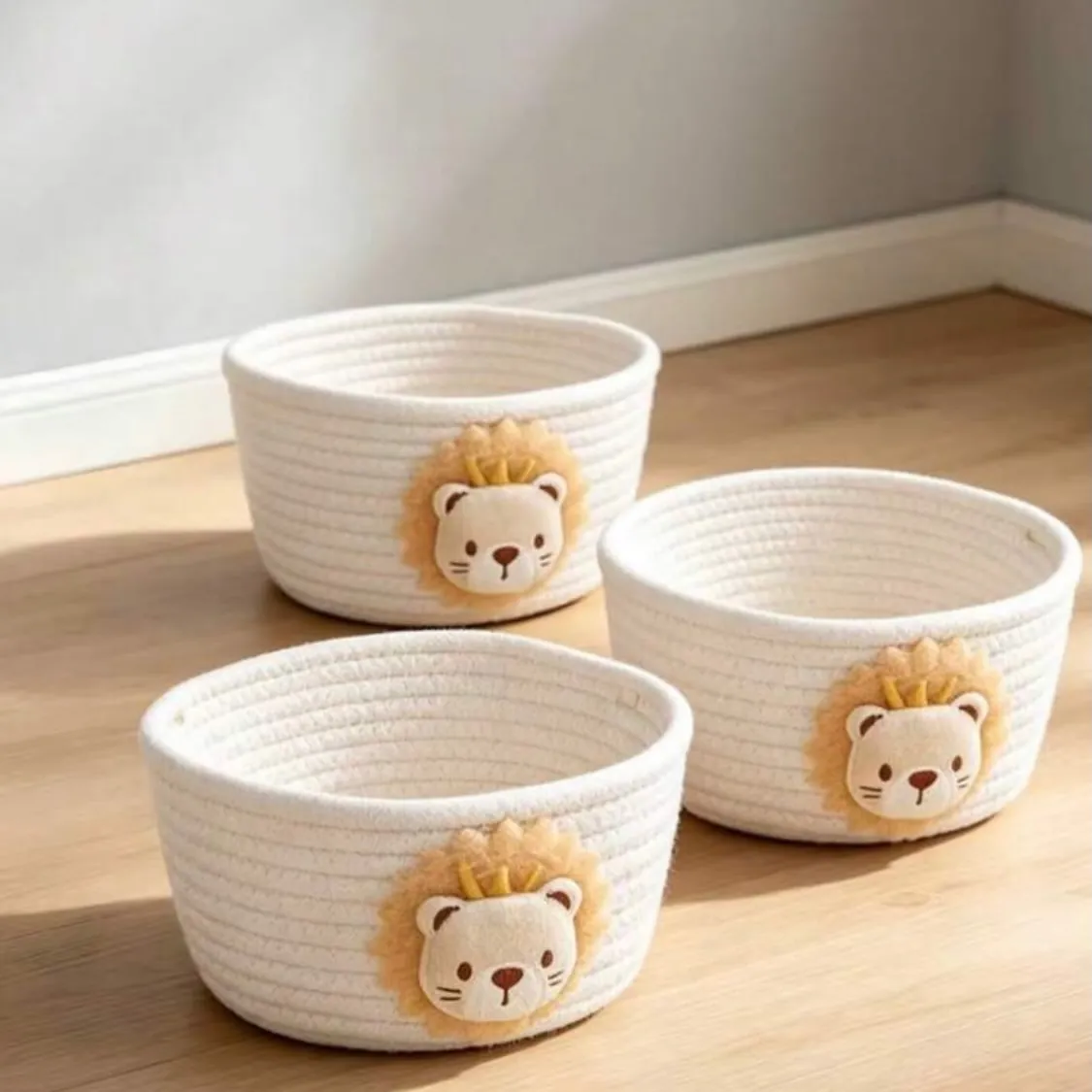Woven Home Storage Baskets Set