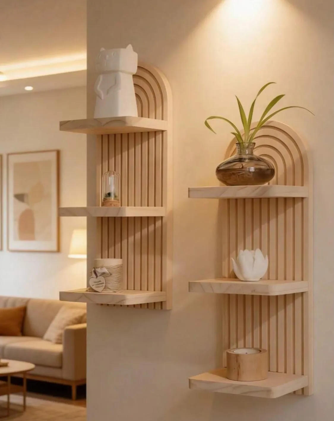 Minimalist Floating Wall Shelves
