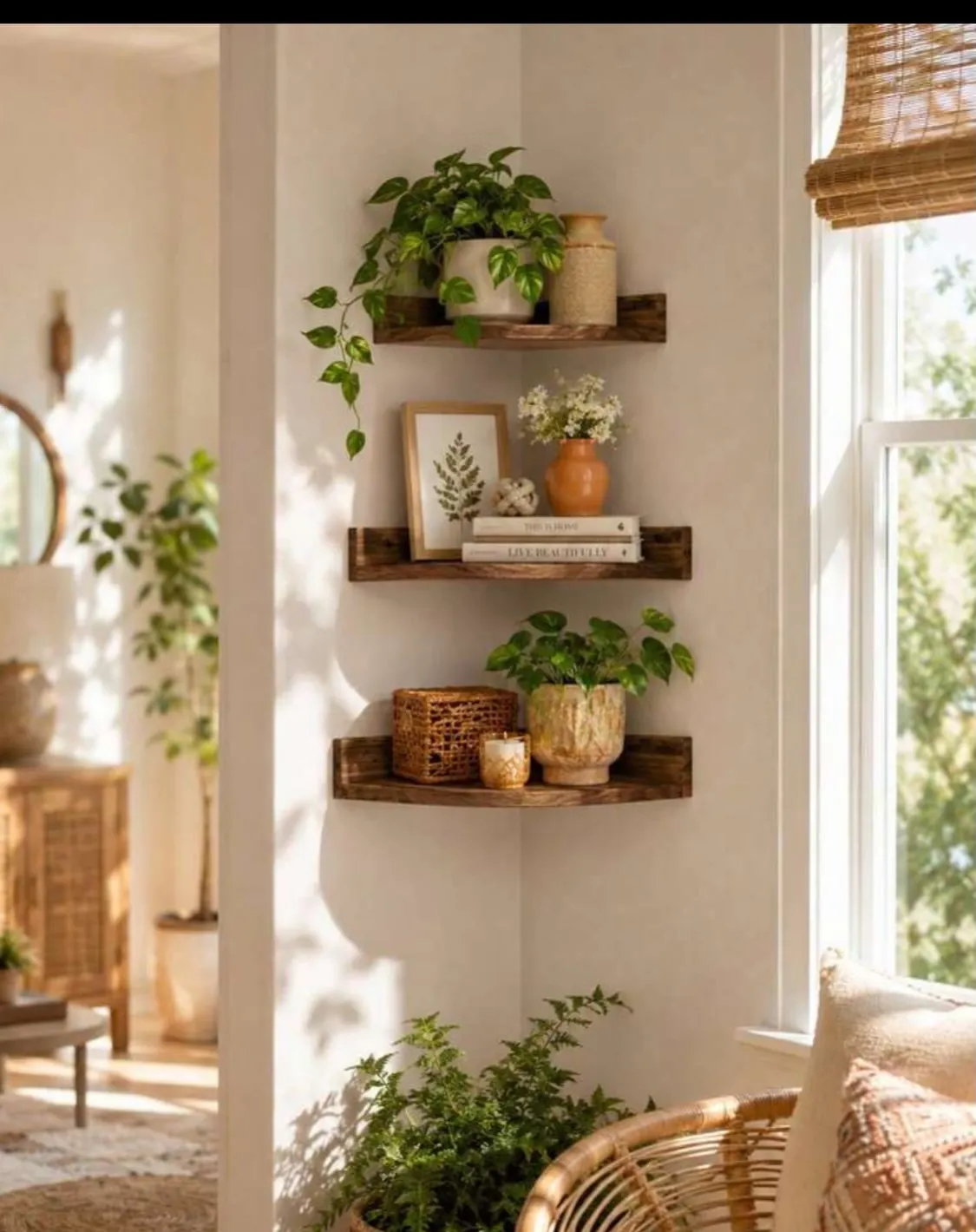 Minimalist Floating Wall Shelves