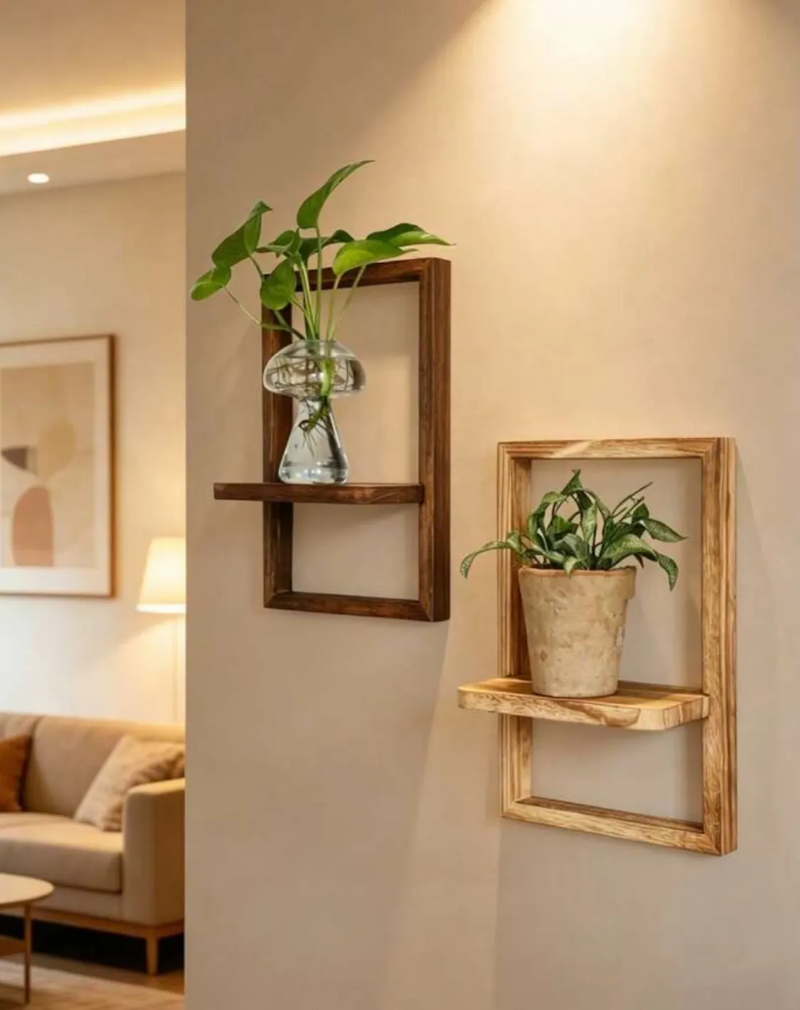 Minimalist Floating Wall Shelves