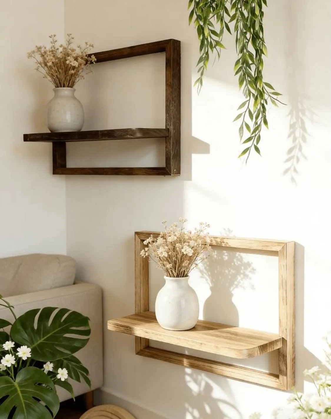 Minimalist Floating Wall Shelves