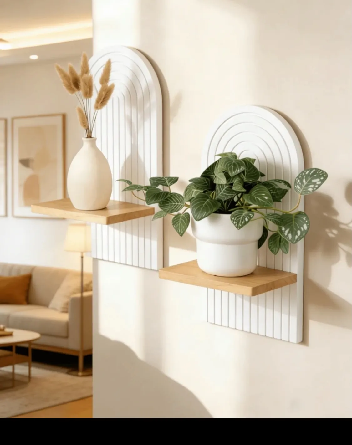 Minimalist Floating Wall Shelves